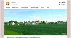 Desktop Screenshot of gruenow-mecklenburg.de